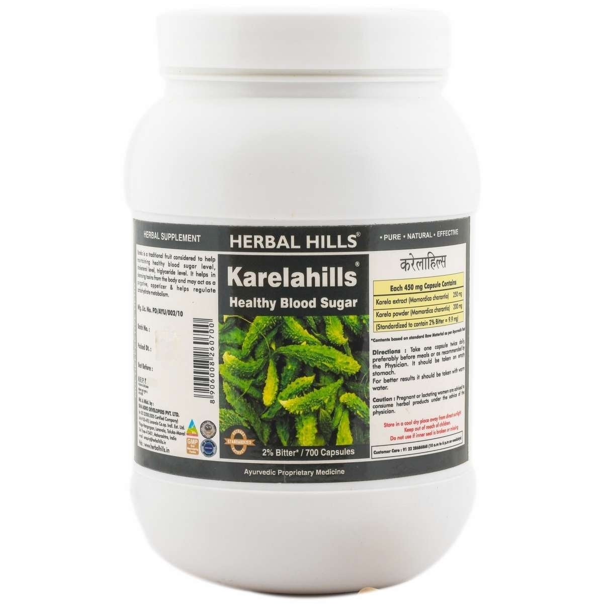 Herbal Hills Karelahills 700 Capsules