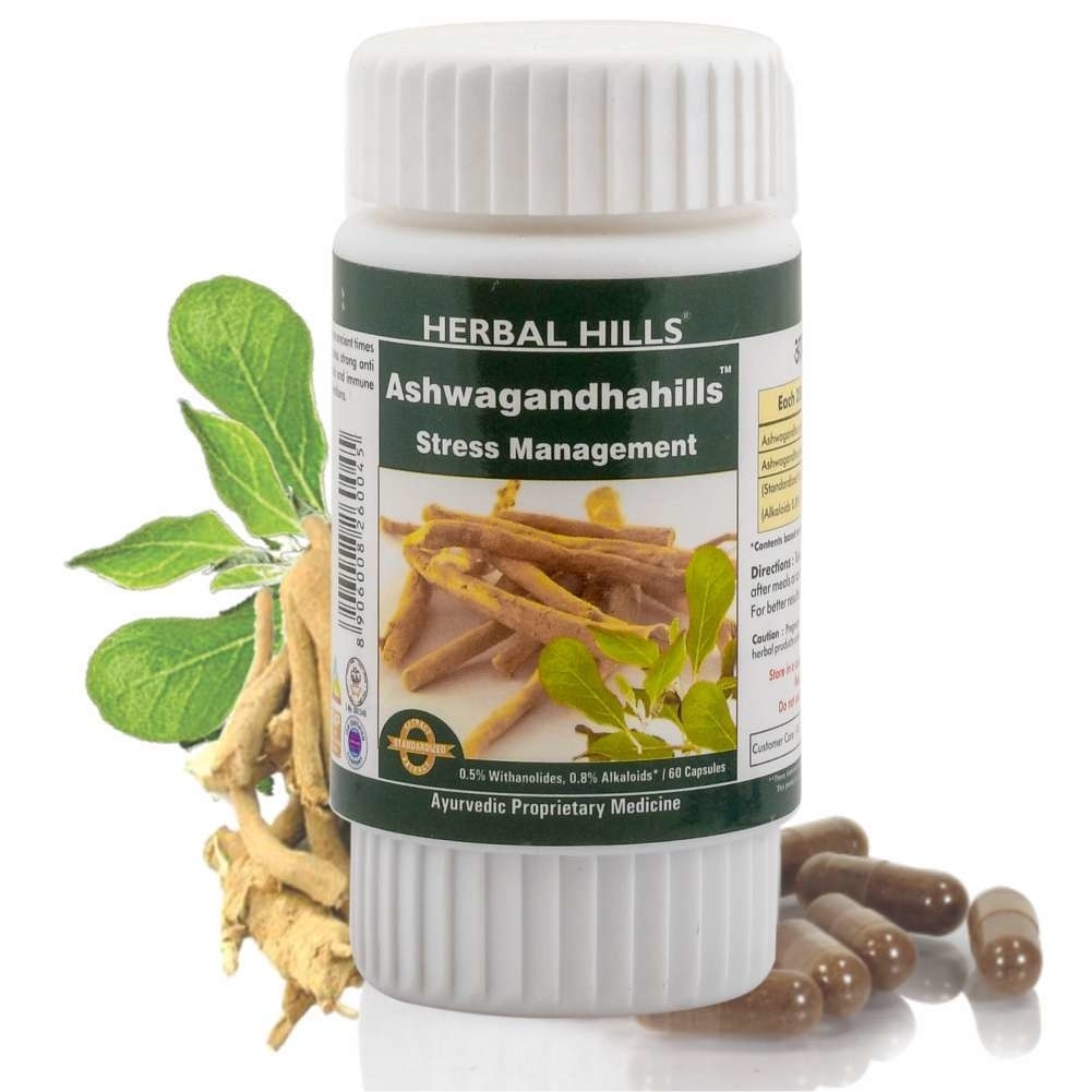 Herbal Hills Ashwagandhahills 60 Capsules Pack Of 2