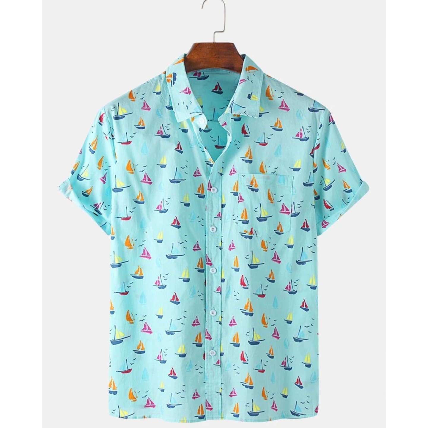 Multicolored Digital Printed Shirt