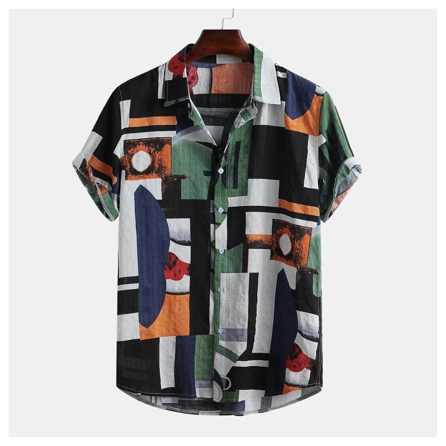 Multicolored Digital Printed Shirt 