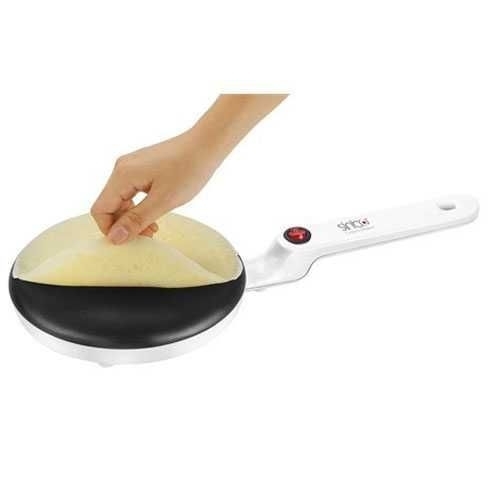 Electric Griddle Crepe Maker Cooktop-Nonstick 8 Pan Style Hot Plate with On/Off Switch, Automatic Temperature Control
