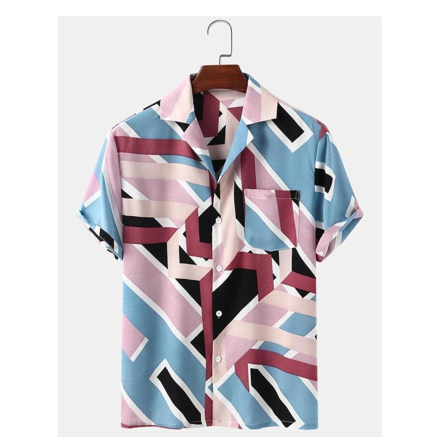 Multicolored Digital Printed Shirt