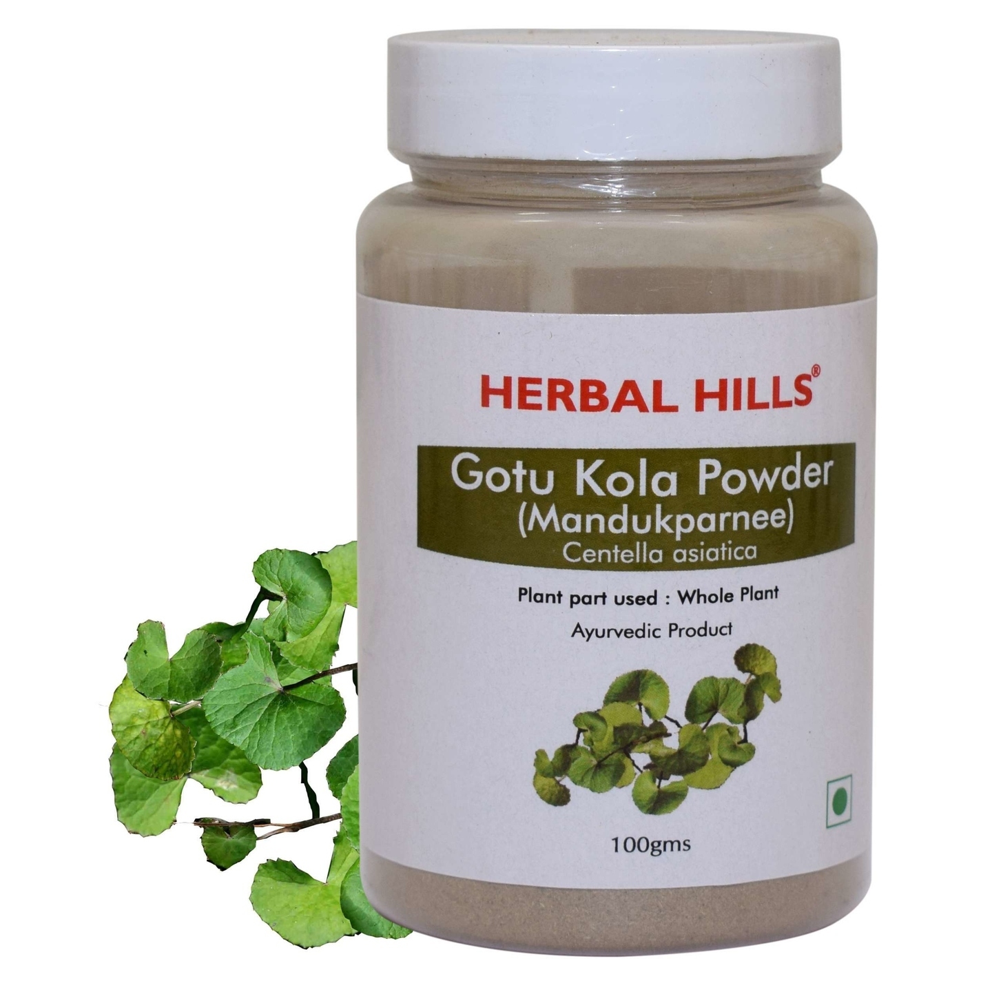 Herbal Hills Gotu Kola Powder Pack Of 2