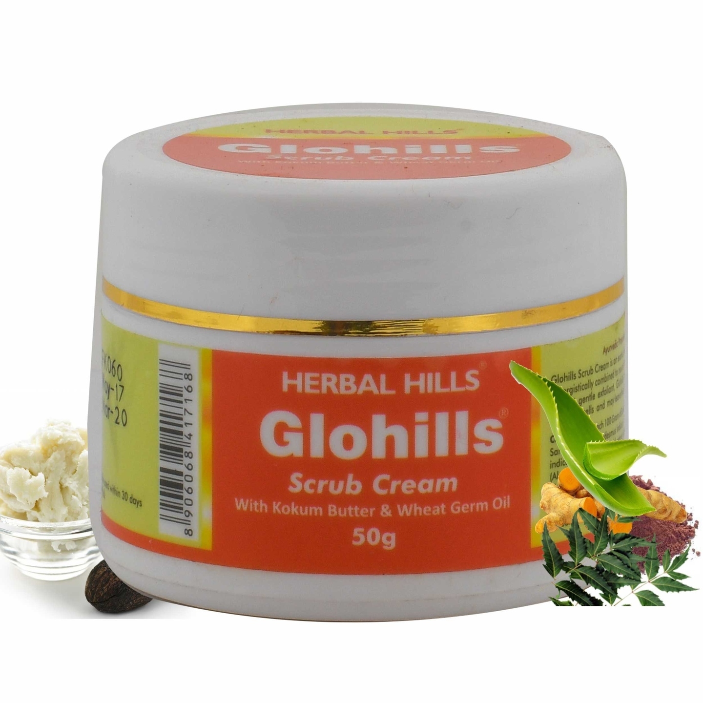 Herbal Hills Glohills Scrub 50Gms Pack Of 2