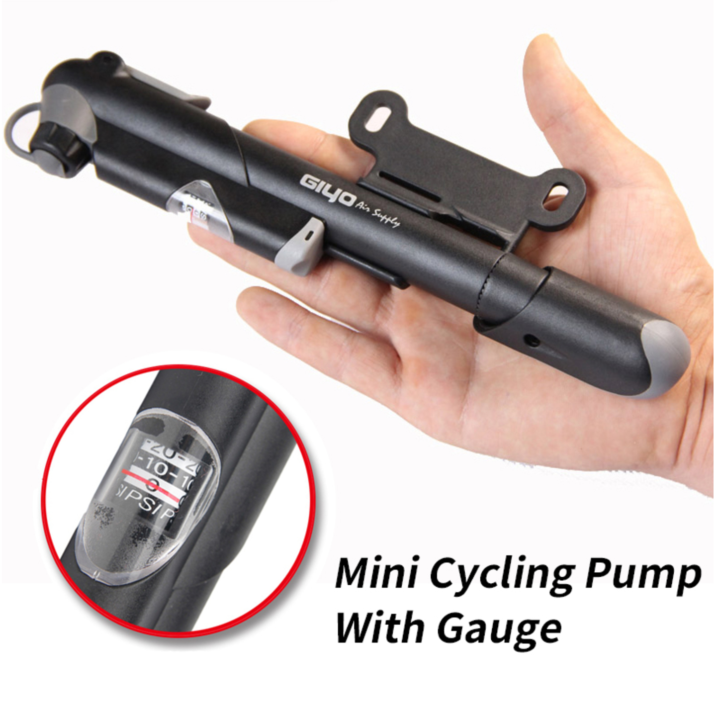 Small Hand Pump With Pressure Guage
