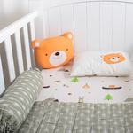 Hello. Little Adventure Organic Cot Bedding Set - With Quilted Blanket