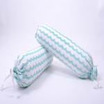 "Sailing Boats' Organic Bolsters - Set of 2