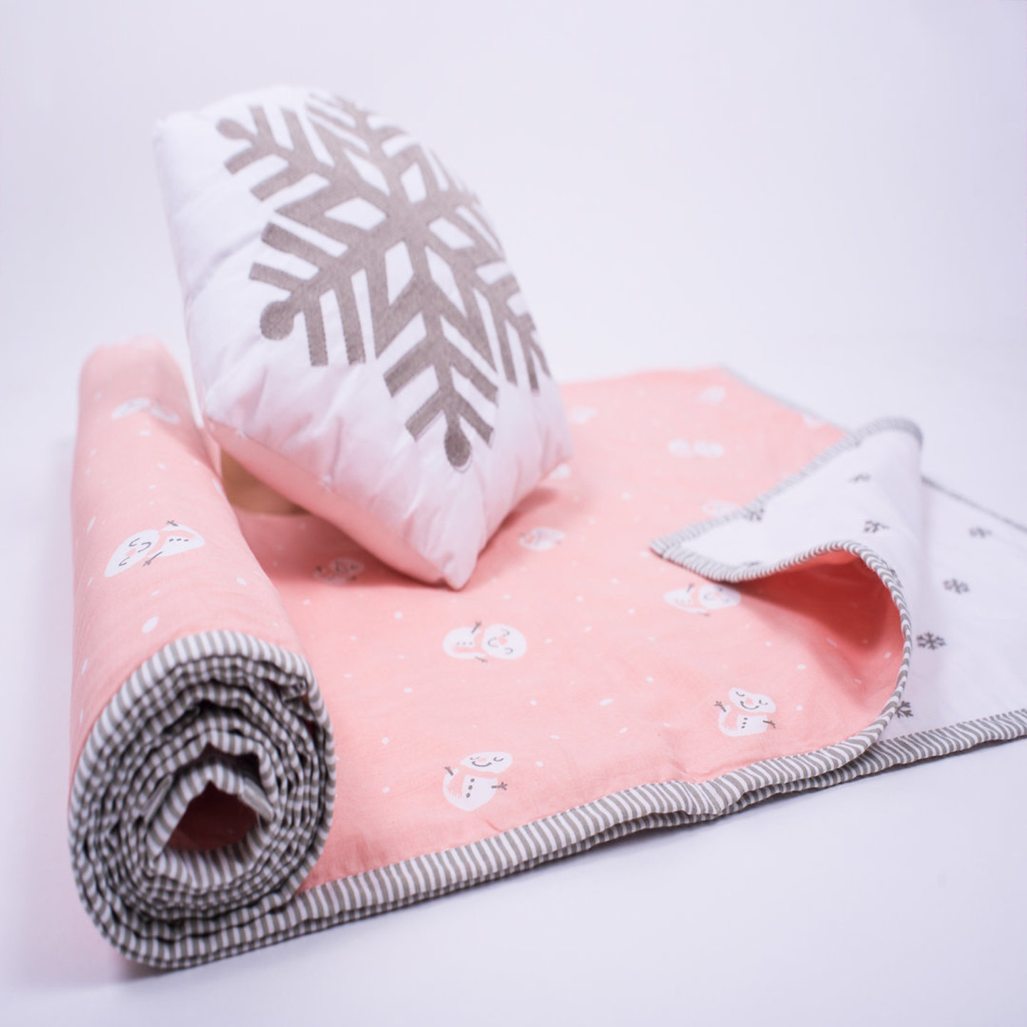 Snowy Snowman Organic Bedtime Essential Set - With Dohar