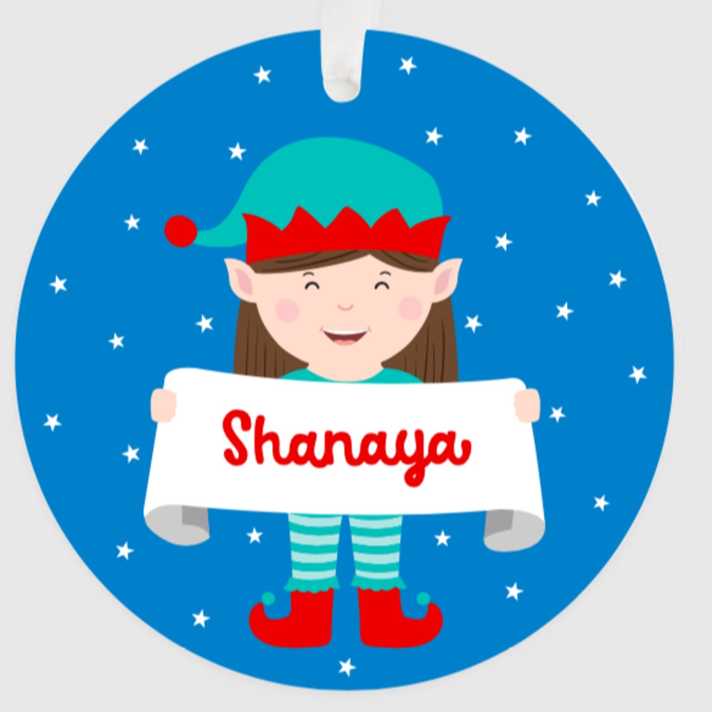 Personalised Christmas Ornament - Girl