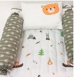 “Hello…. Little Adventure” Organic Organic Mini Gift Set - With Quilted Blanket