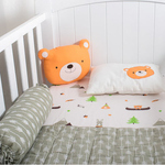 Hello. Little Adventure Organic Cot Bedding Set - With Dohar Blanket