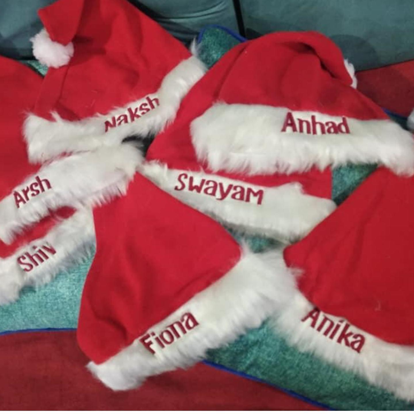 Personalised Santa Cap