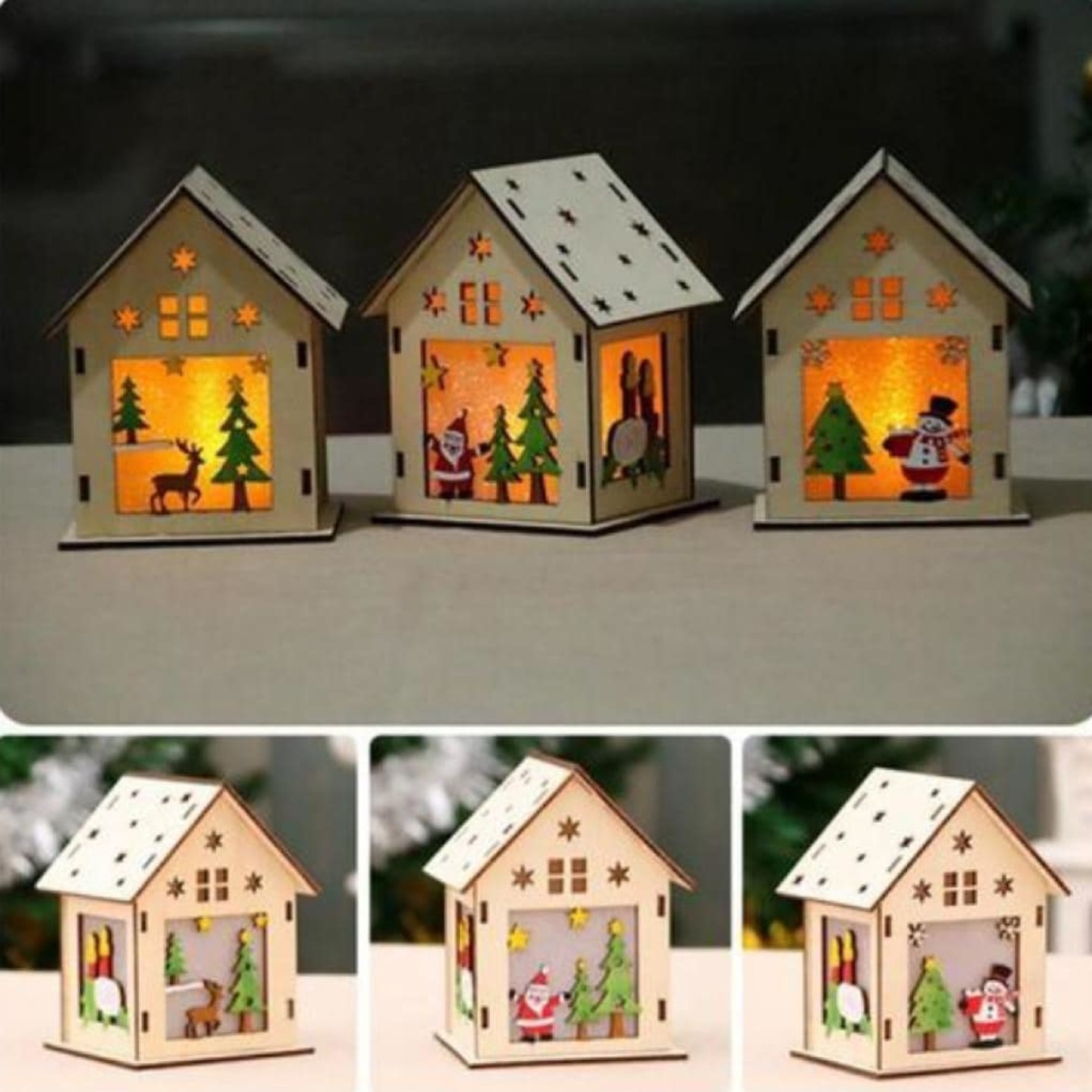 Personalised Christmas Light House