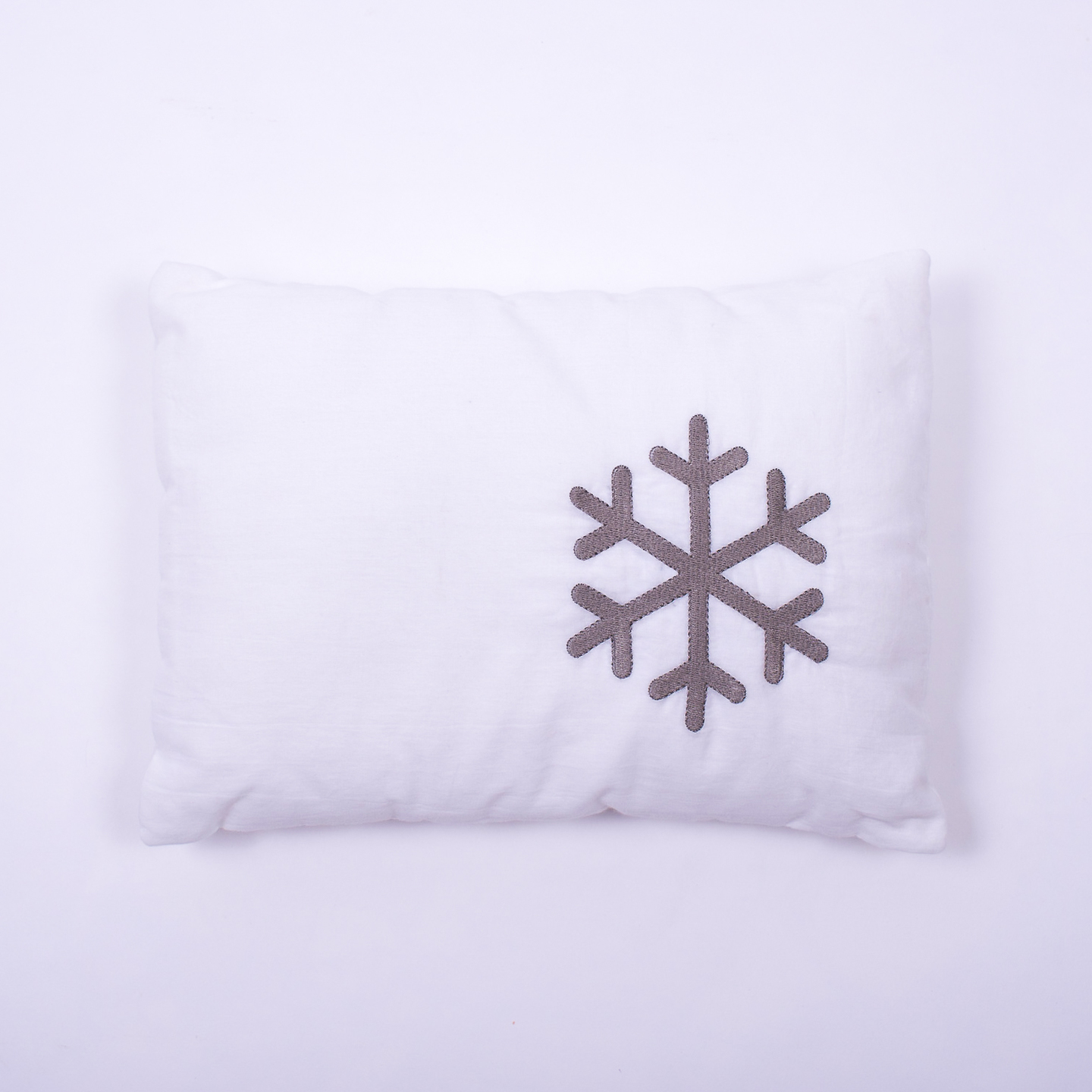 "Snowy Snowman" Organic Baby Pillow