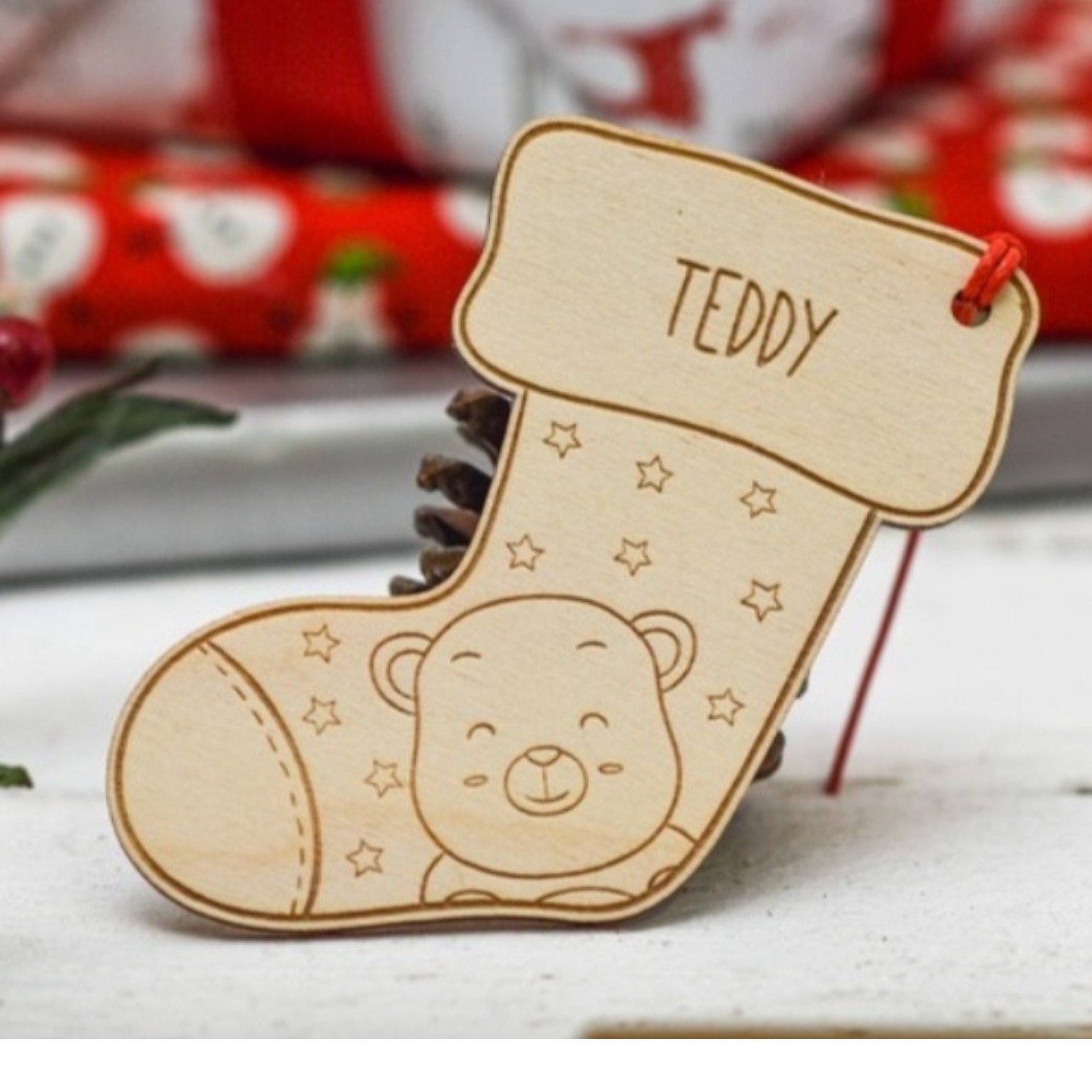 Personalised Christmas Ornaments - Stocking