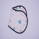 “Whale Tribe” Organic Muslin Burpy Bib
