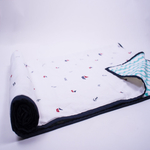 "Sailing Boats" Organic Dohar Blanket