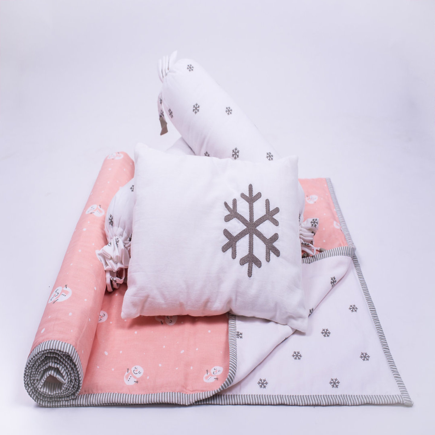 “Snowy Snowman” Organic Mini Gift Set - With Dohar Blanket