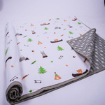 "Hello..... Little Adventure" Organic Dohar Blanket