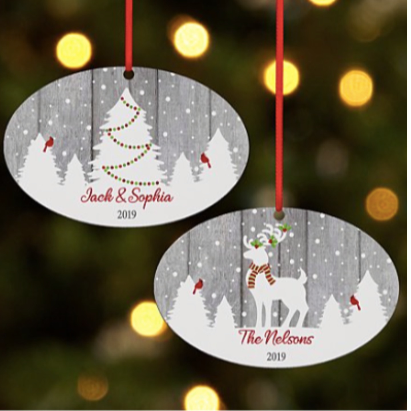 Its a White Christmas Ornament