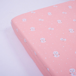 Snowy Snowman Organic Fitted Crib Sheet