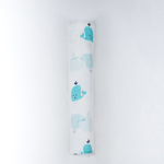 “Whale Tribe” Organic Muslin Swaddle