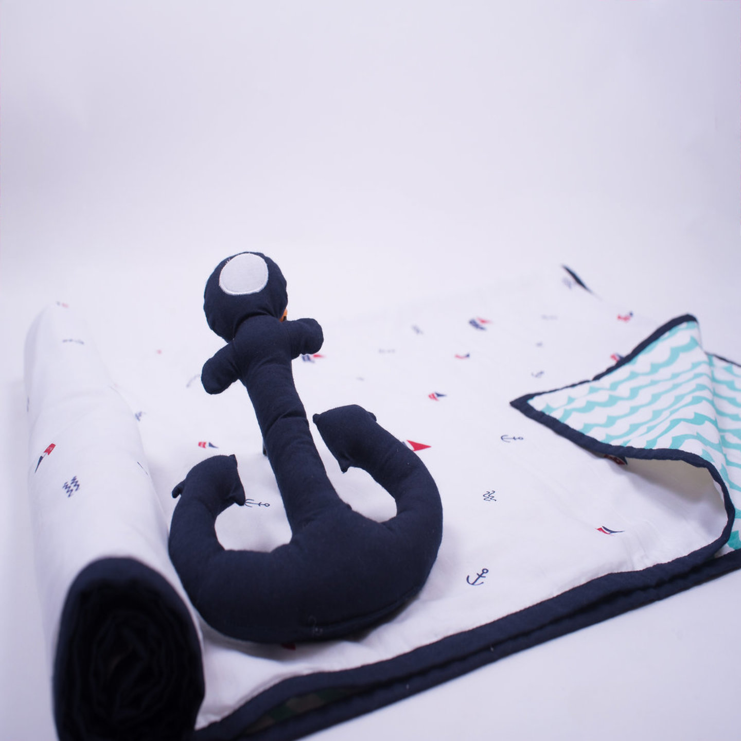 Sailing Boats Organic Bedtime Essential Set