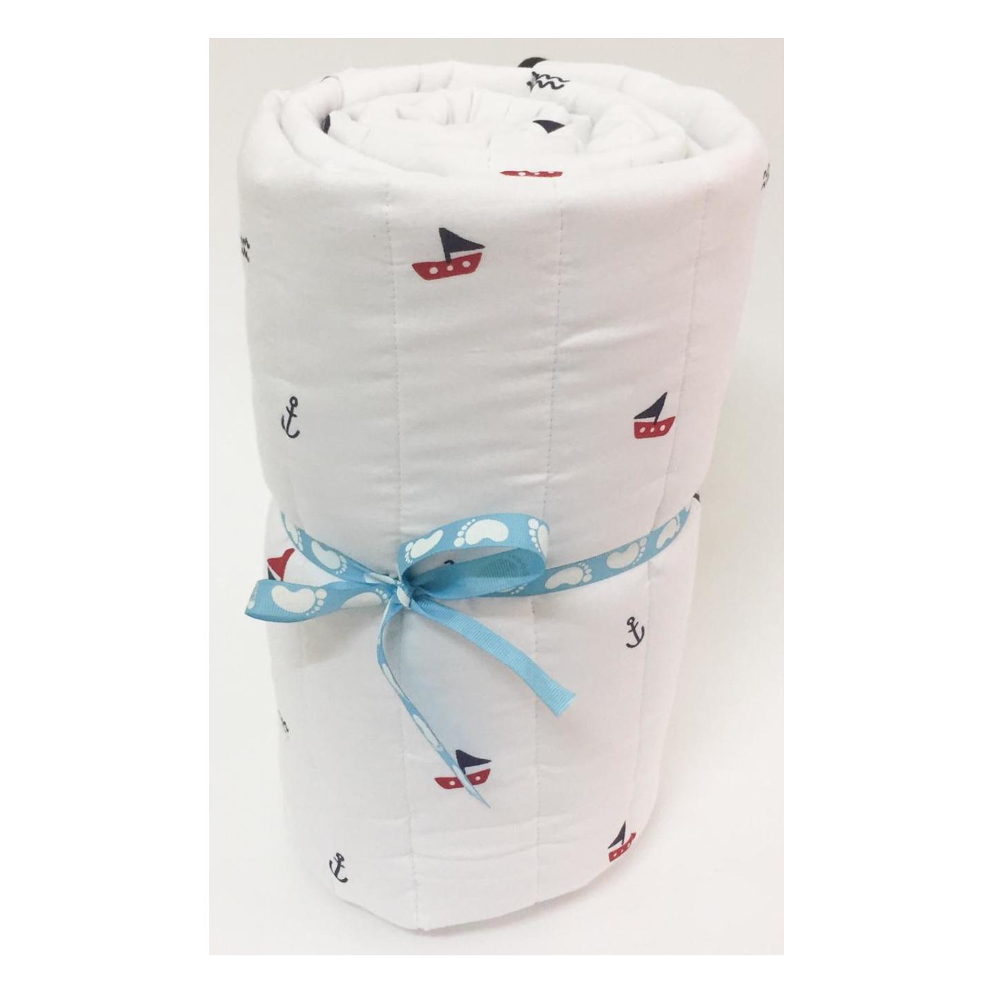 Sailing Boats Organic Quilt Blanket