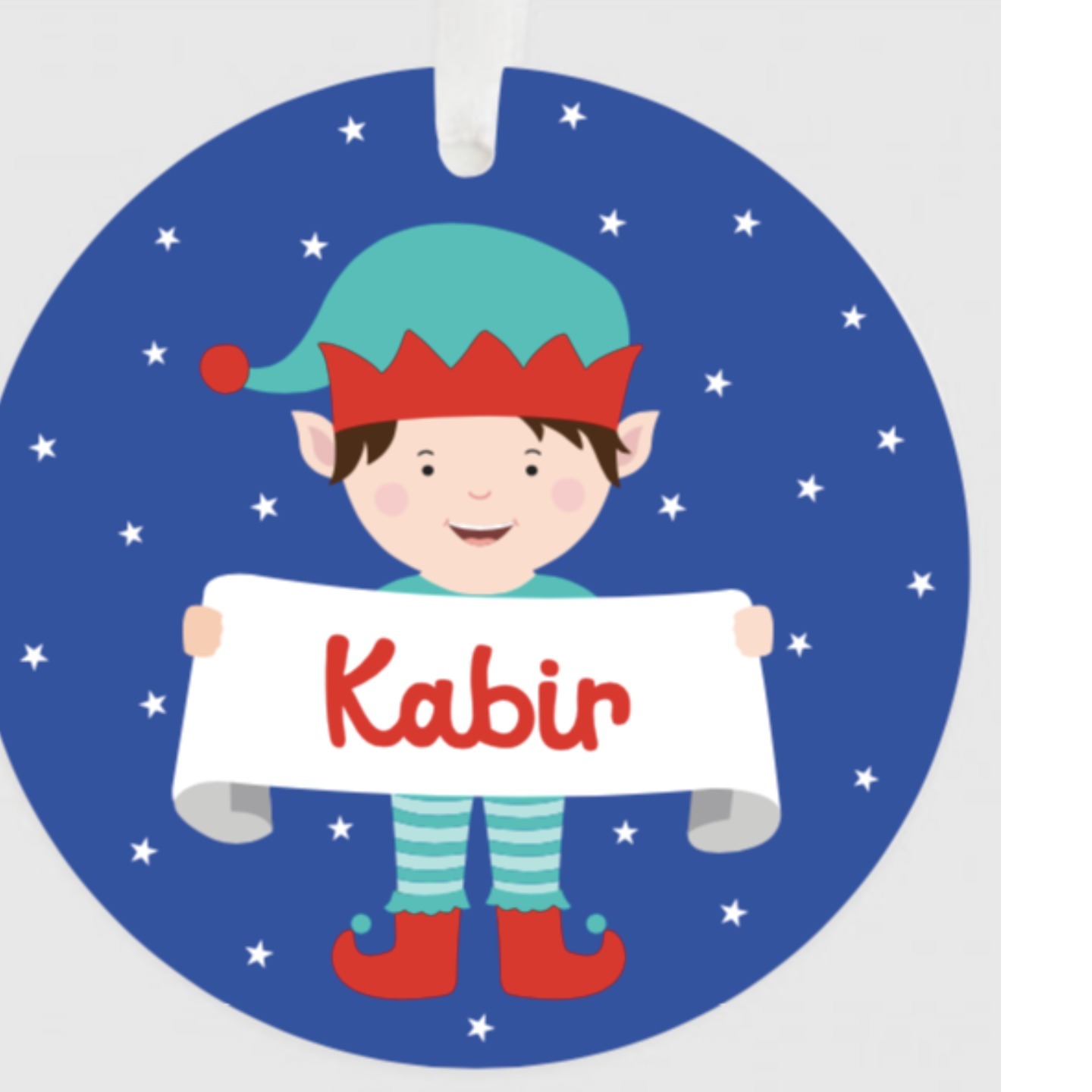 Personalised Christmas Ornament - Boy