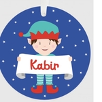 Personalised Christmas Ornament - Boy