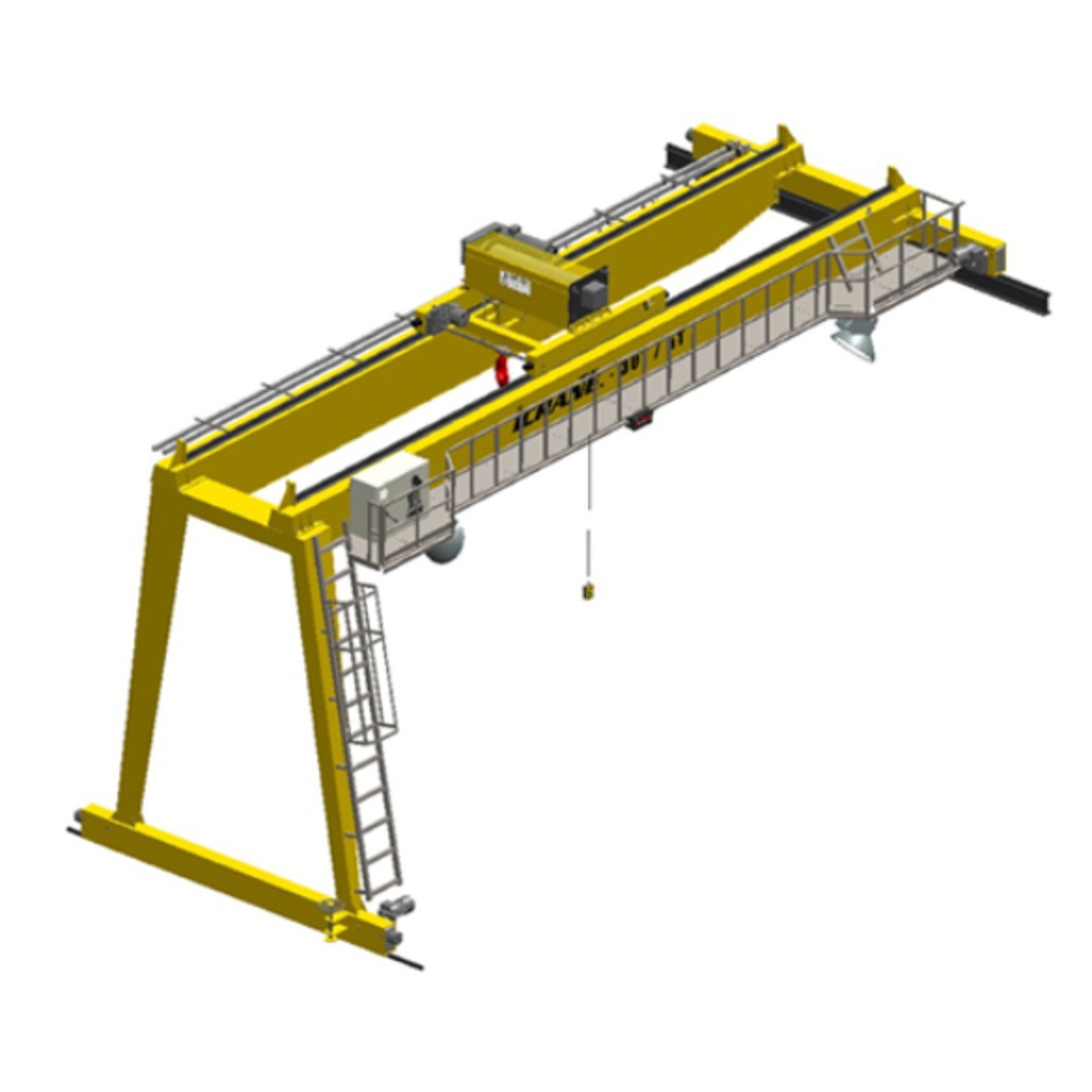 INDEF DOUBLE GIRDER SEMI GANTRY CRANE