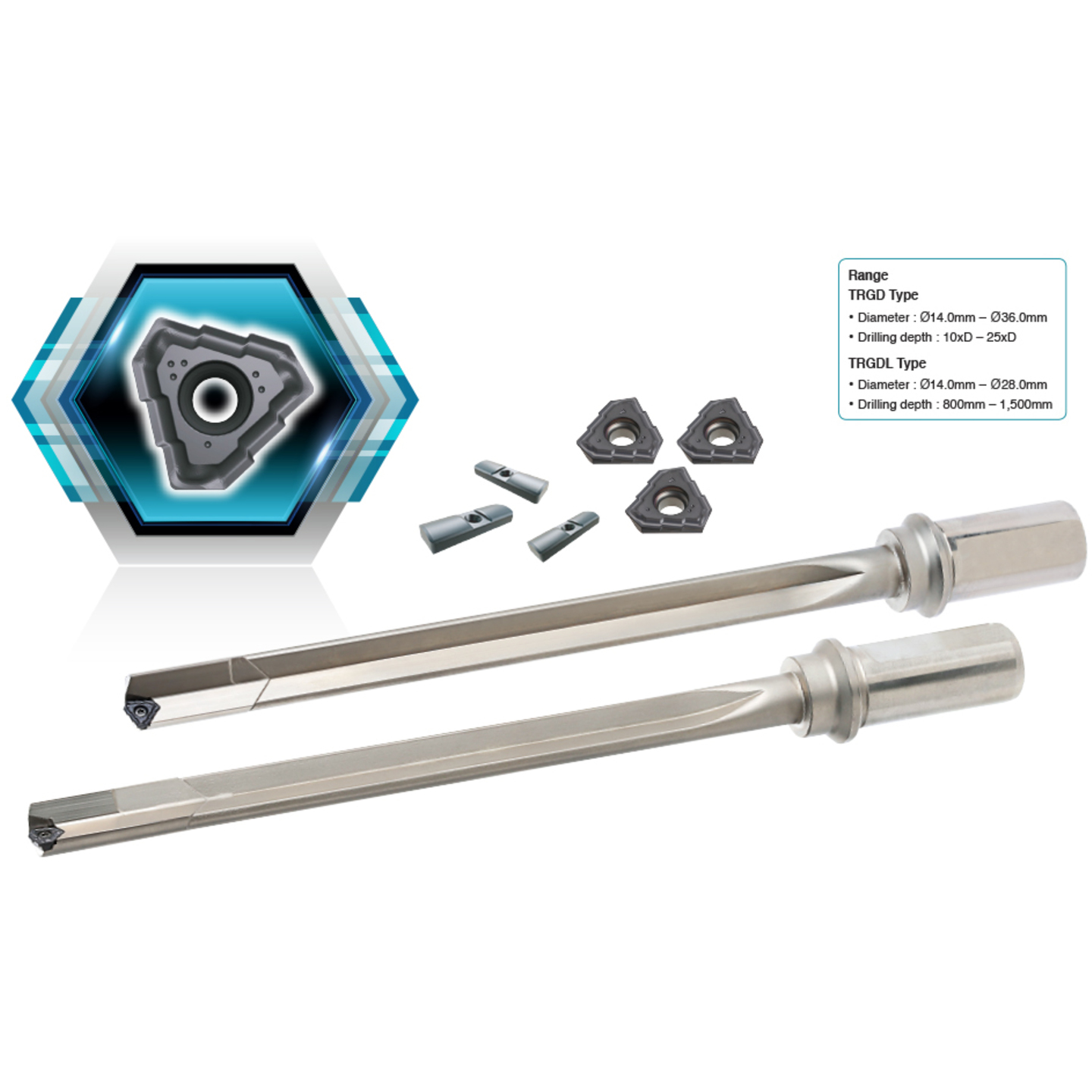 TAEGUTEC T-DEEP (INDEXABLE GUN DRILL) SERIES