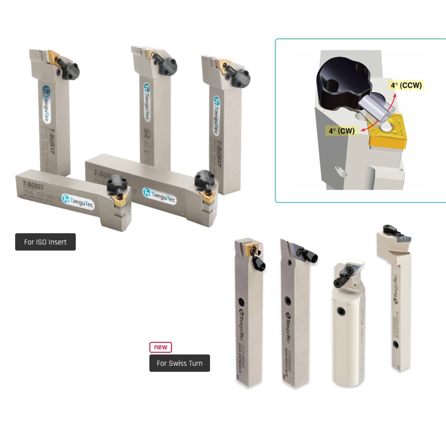 TAEGUTEC COOLBURST THROUGH COOLANT HOLDER