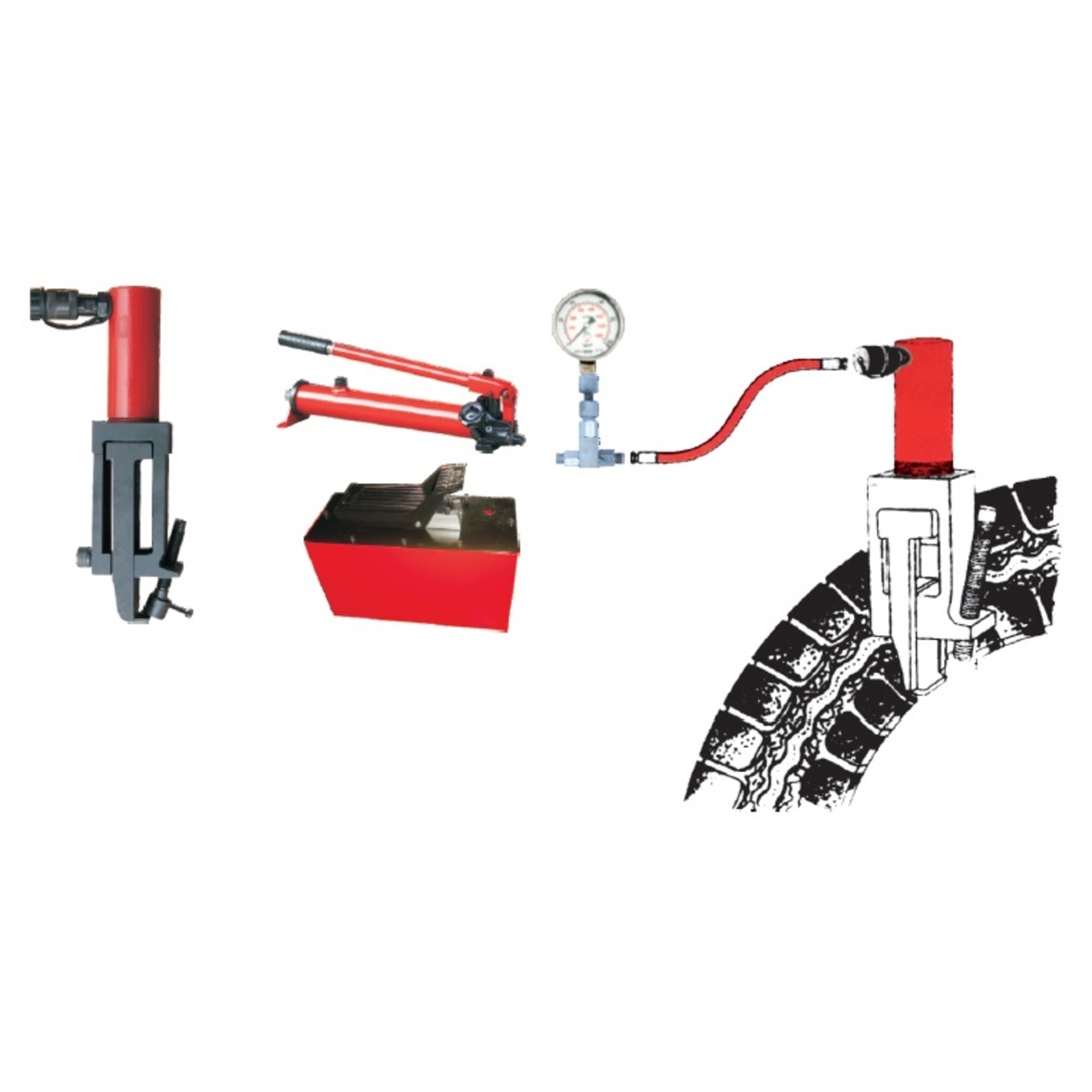 Tangee Hydraulic Tyre Remover