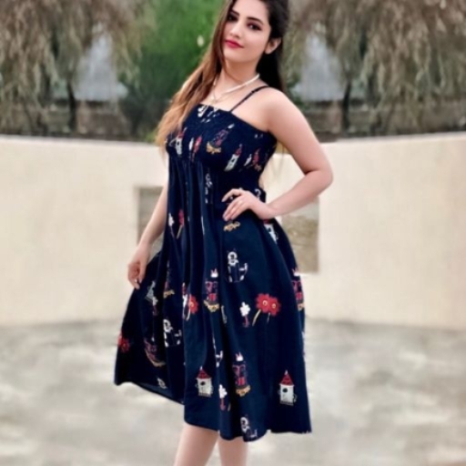 stylish sleeveless floral dress