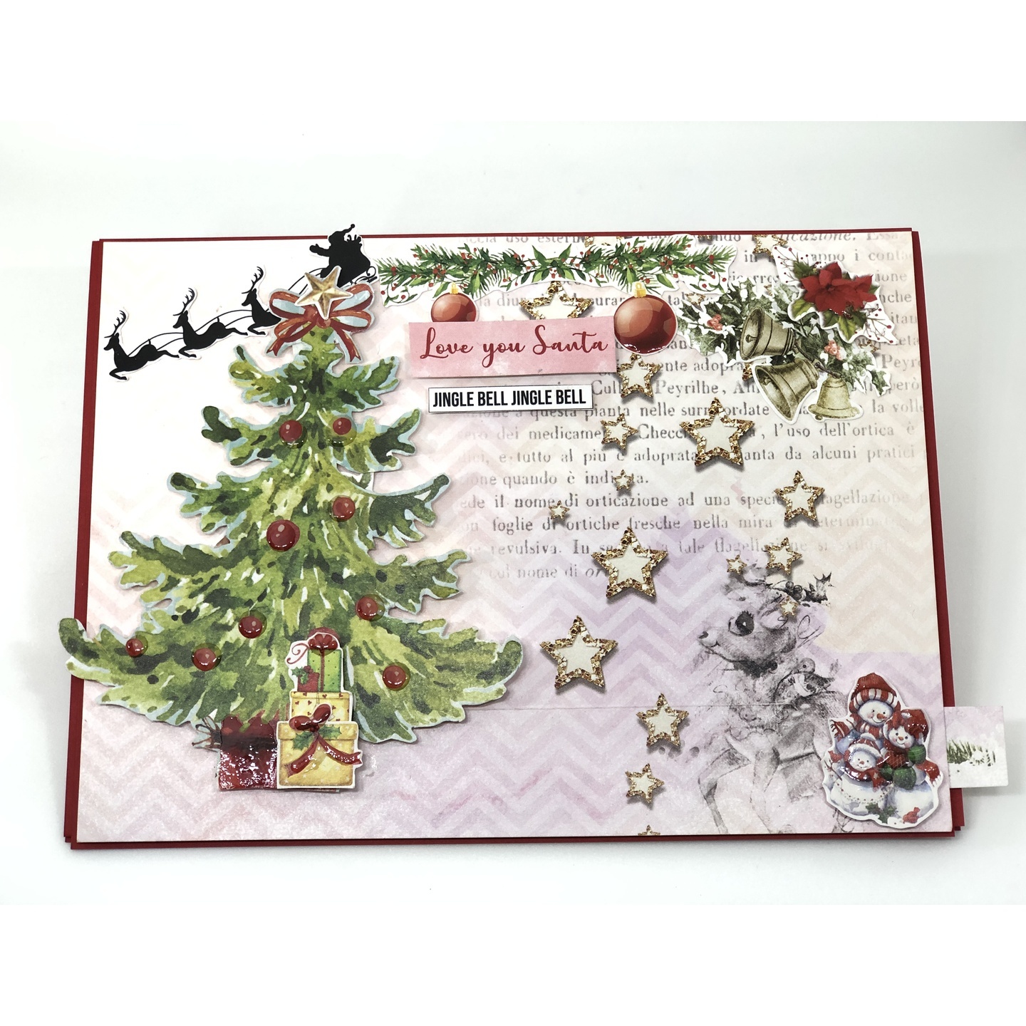 Slider Santa Christmas card