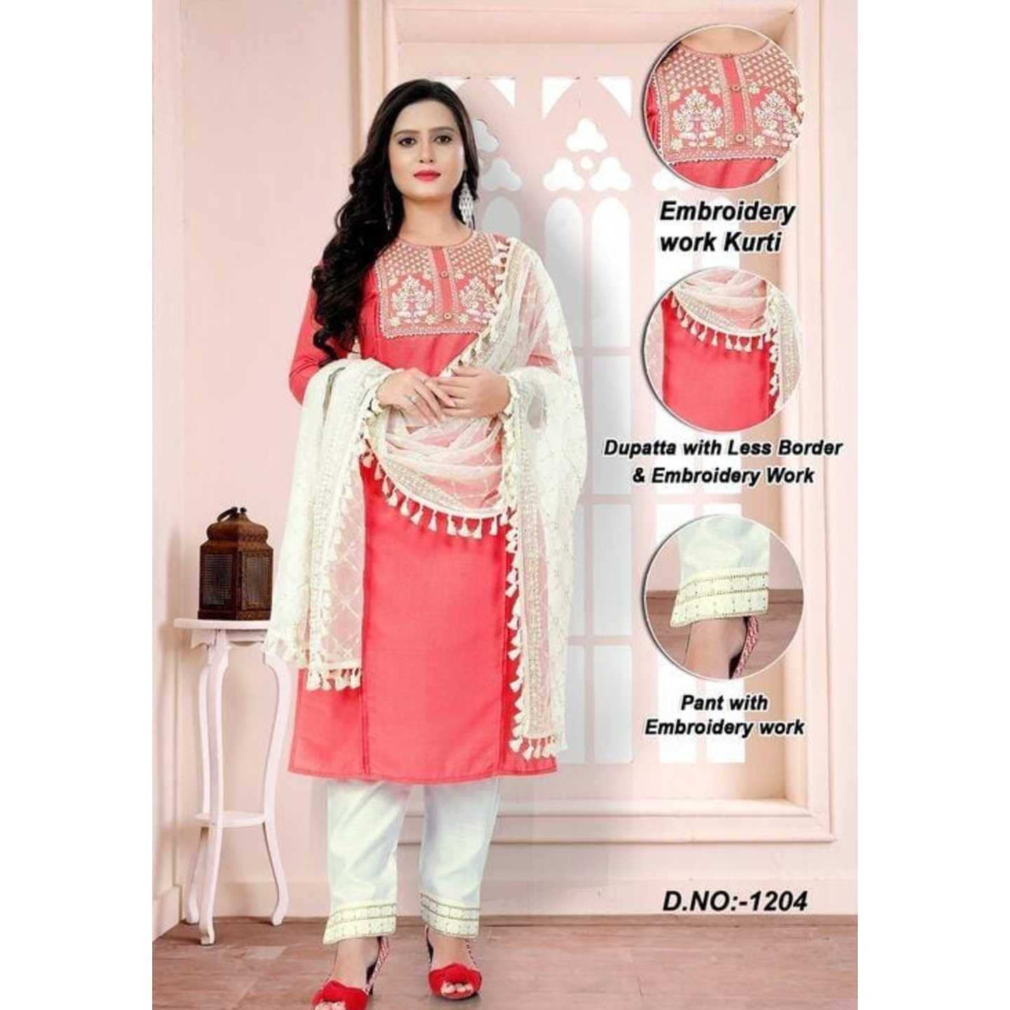 Alisha Cotton Blend Women Dupatta Sets