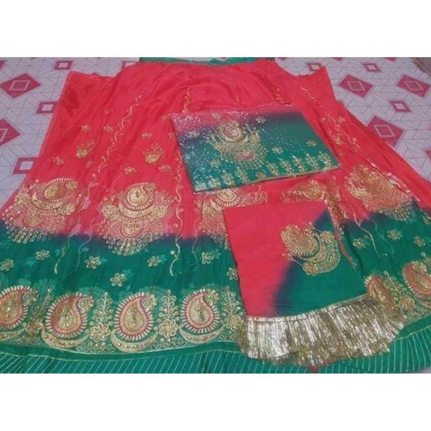 Rajasthani Dupion Silk Poshak 