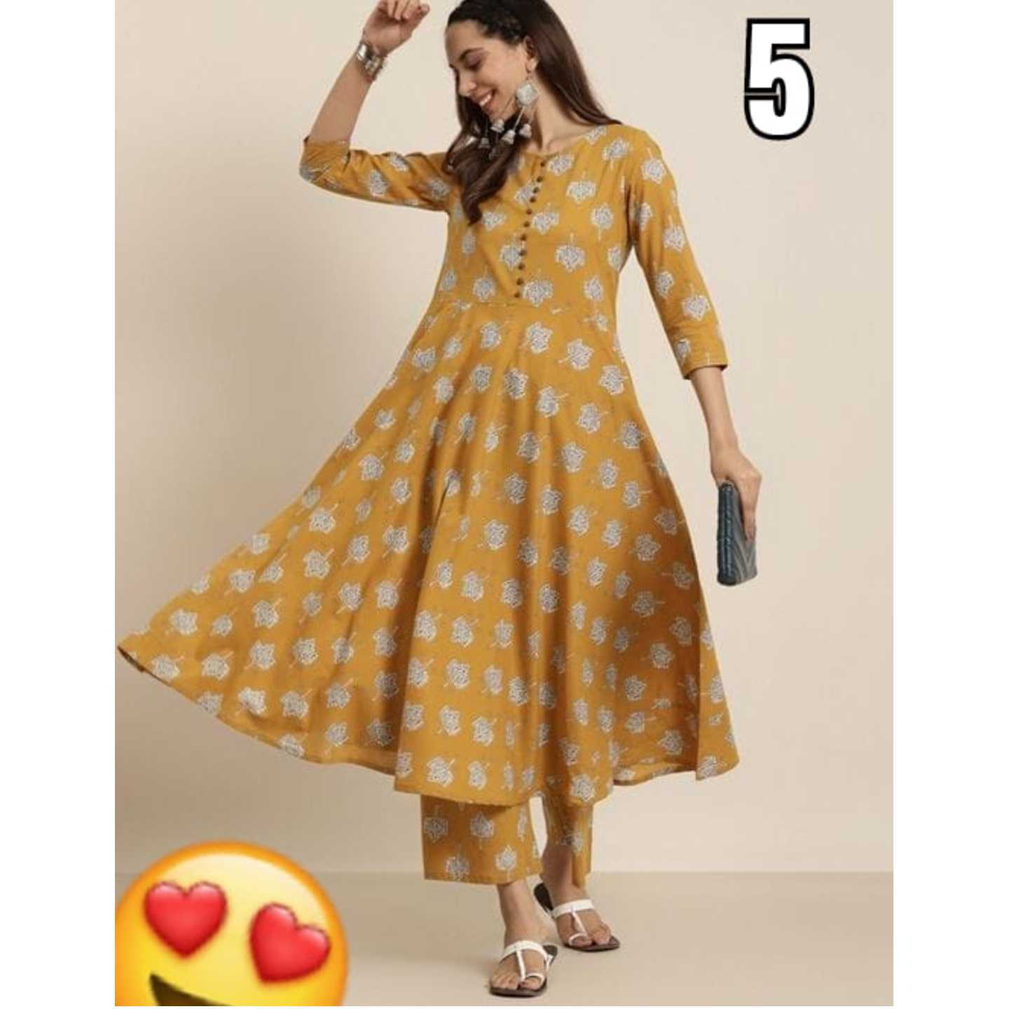 Women Printed Kurta With Palazzo