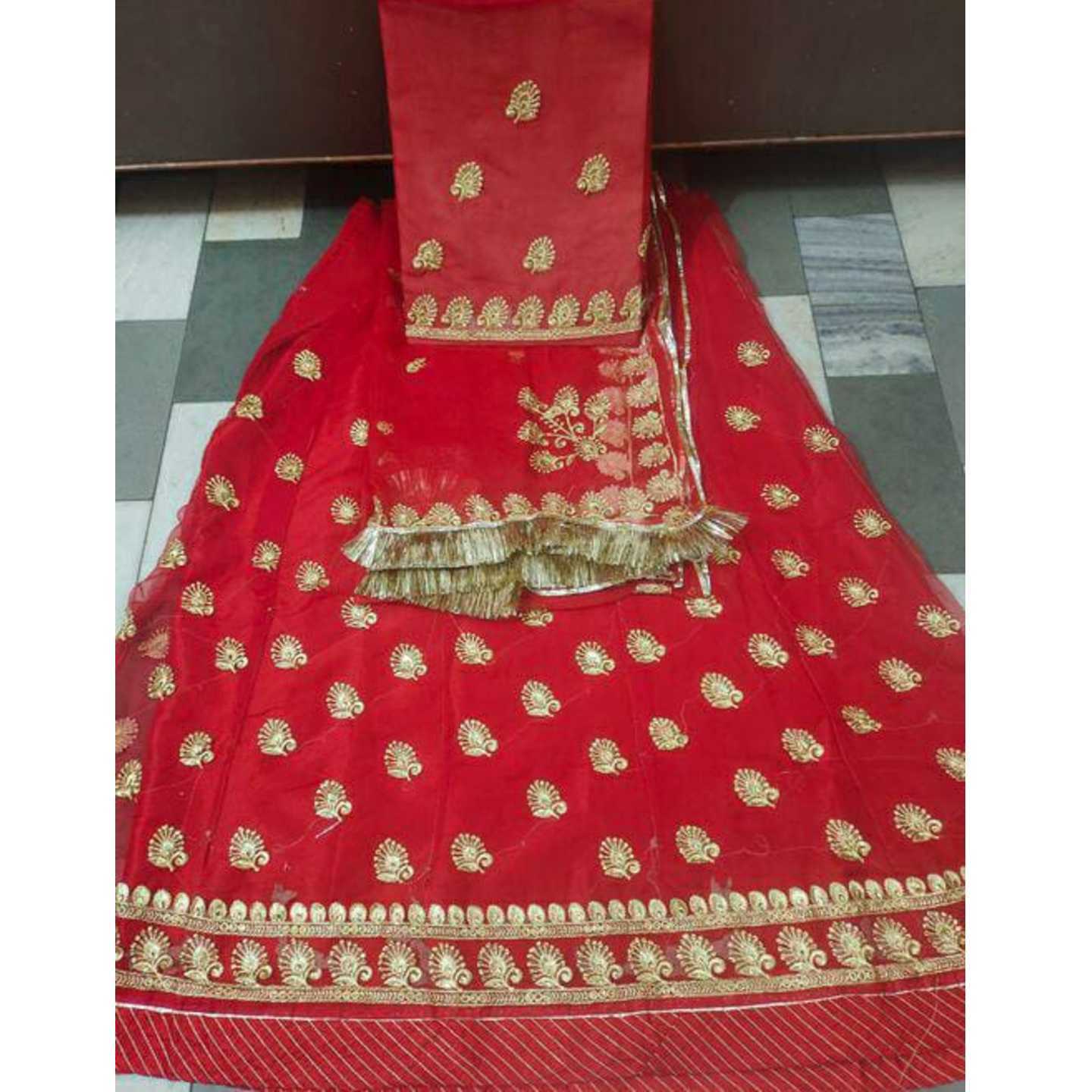 Pretty Rajputi Women Lehenga Poshak