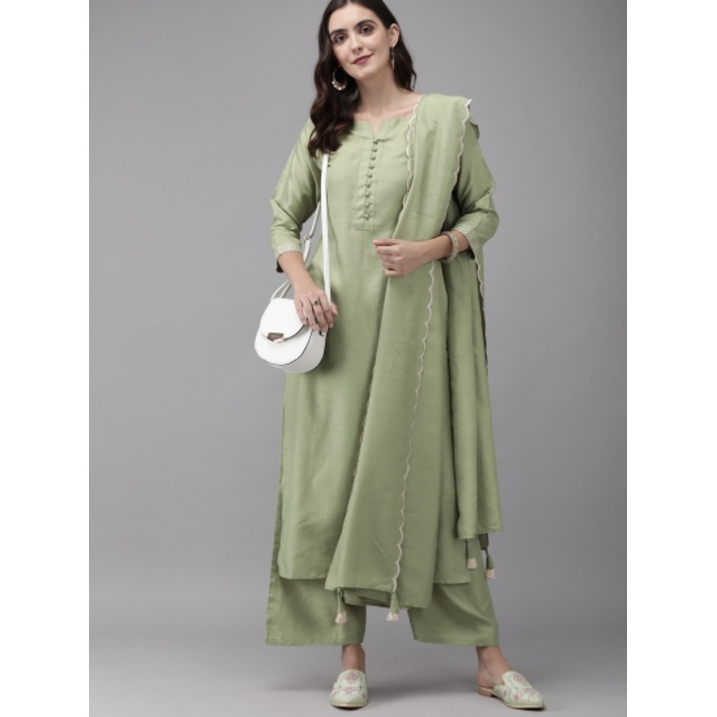 Indo Era Women Kurta and Palazzo Set