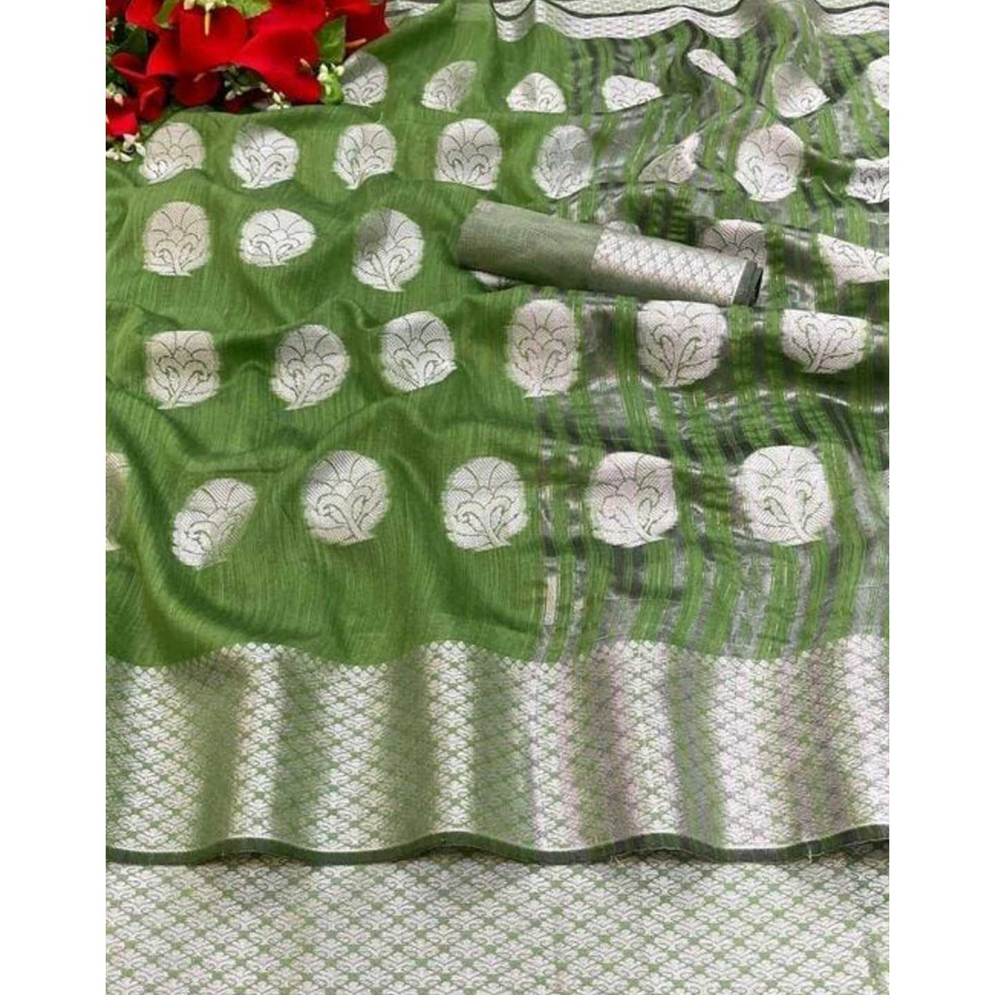 Aagam Linen Sarees