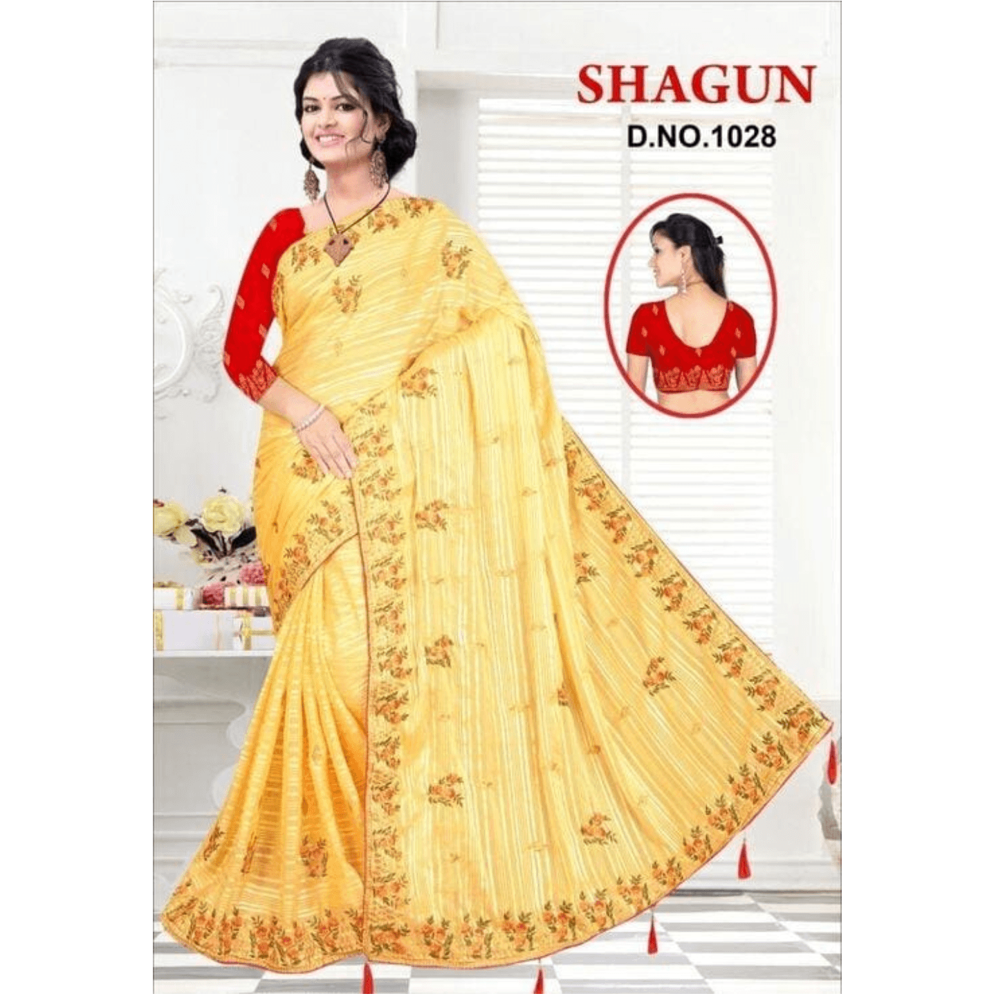 Beautiful Embroidery Georgette Saree