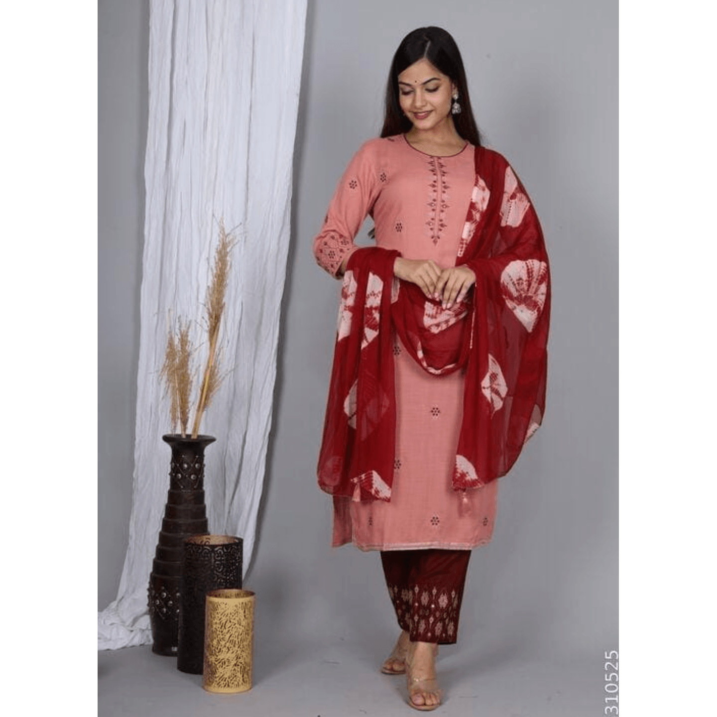 Trendy Rayon Embroidered Kurta Duppta Sets