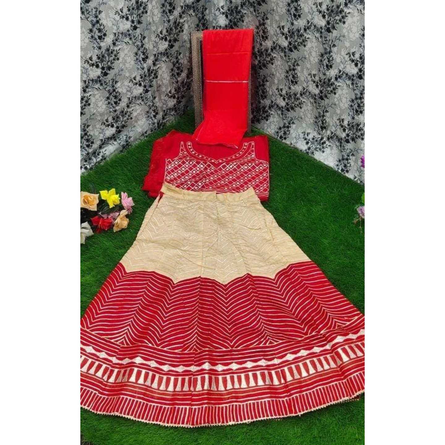 Rajasthani Poly Silk Poshak