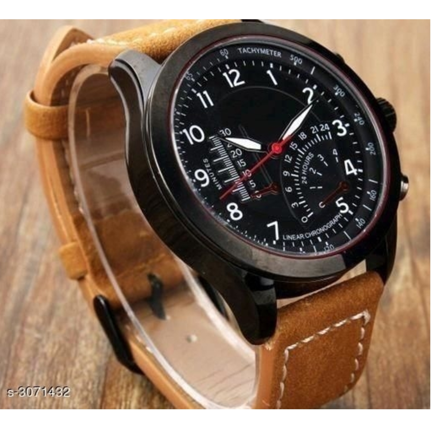 Standard Trendy Leather Analog Men's Watches 