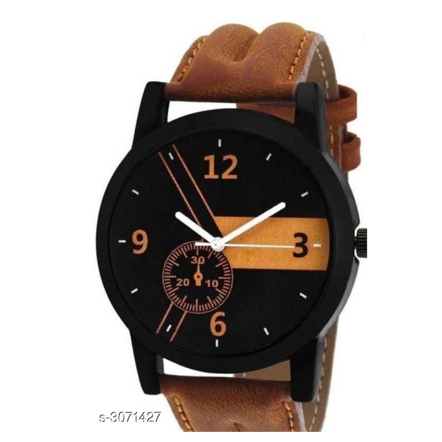 Standard Trendy Leather Analog Men's Watches 