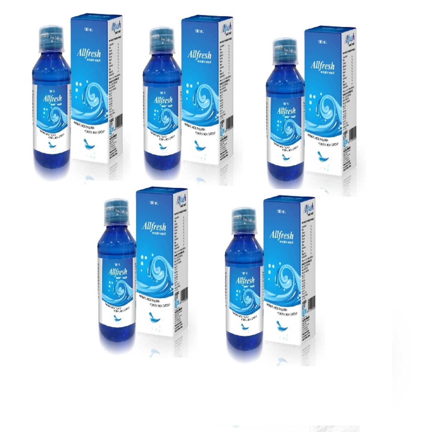 ALL FRESH MOUTH WASH PACK OF -5