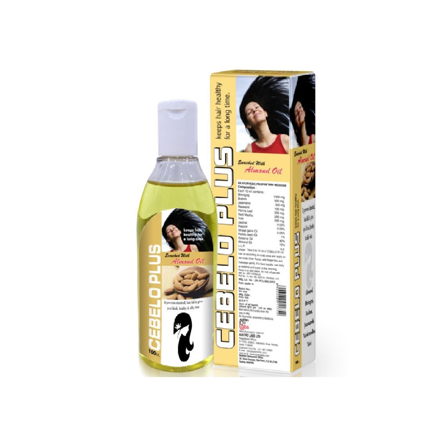 CEBELO HAIR OIL  PLUS   PACK-2