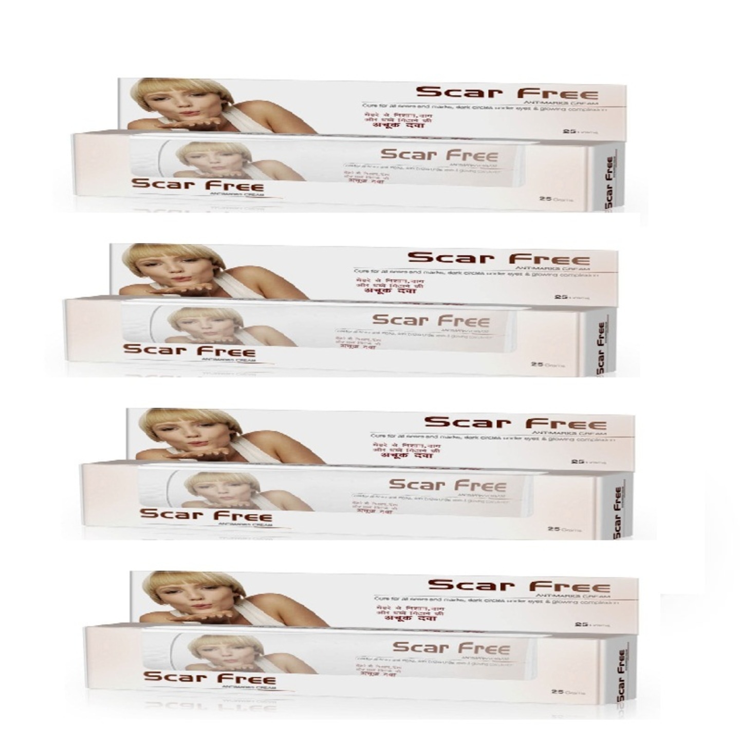 SCAR FREE ANTI MARKES CREAM PACK-4